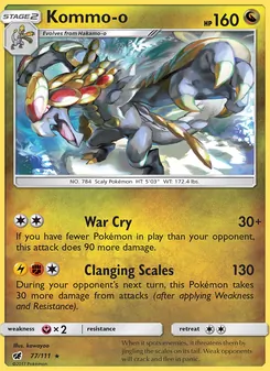 Kommo-o (Crimson Invasion #77)