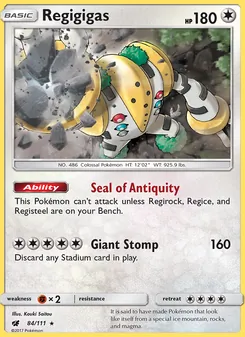 Regigigas (Crimson Invasion #84)
