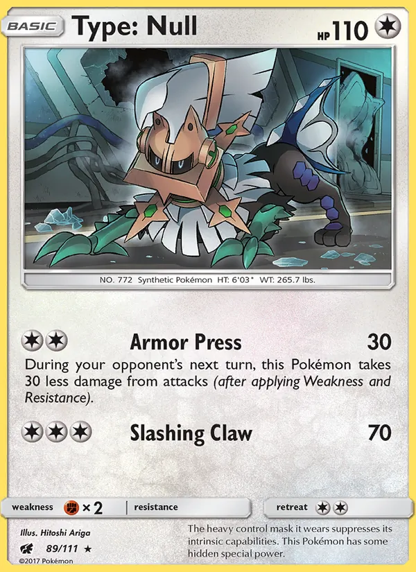 Type: Null — Crimson Invasion #89 (Pokémon TCG card)