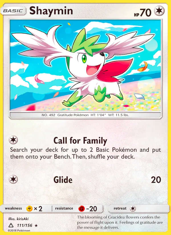 Shaymin — Ultra Prism #111 (Pokémon TCG card)