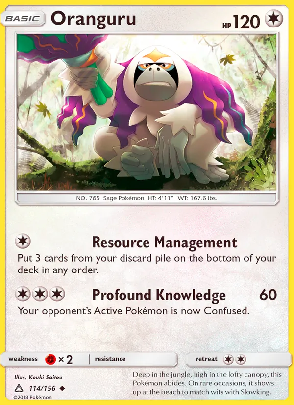 Oranguru — Ultra Prism #114 (Pokémon TCG card)