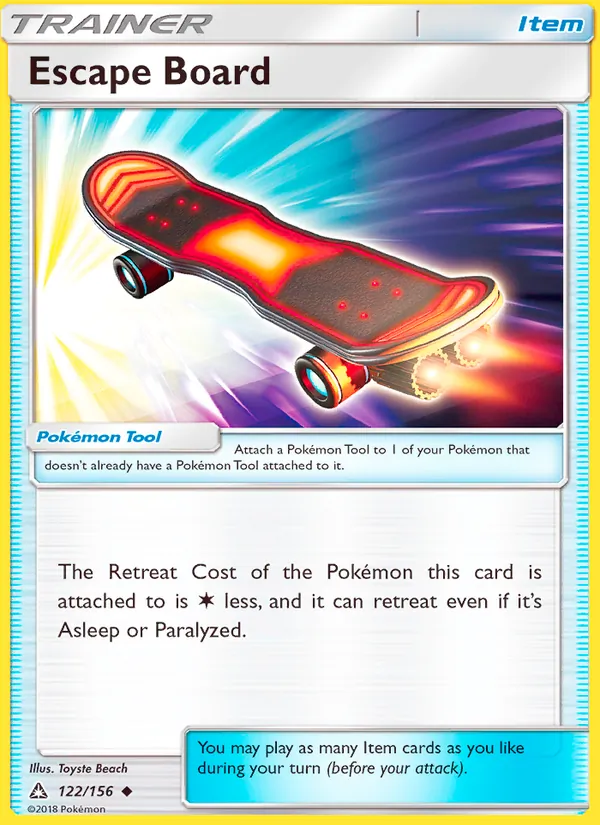 Escape Board — Ultra Prism #122 (Pokémon TCG card)