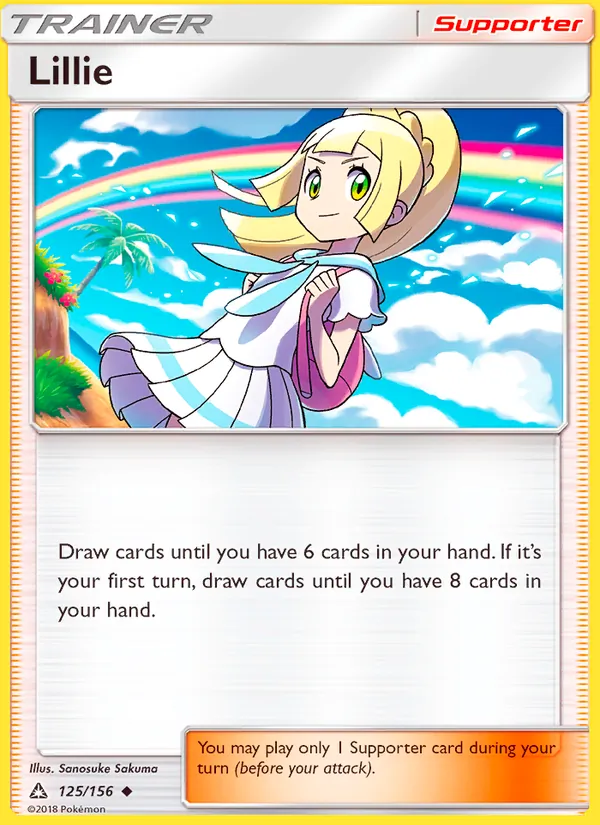 Lillie — Ultra Prism #125 (Pokémon TCG card)