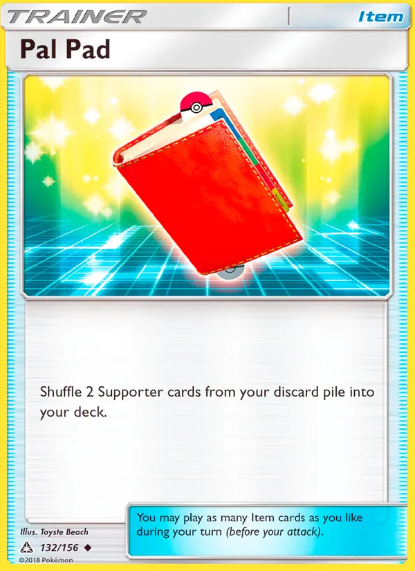 Pal Pad — Ultra Prism #132 (Pokémon TCG card)