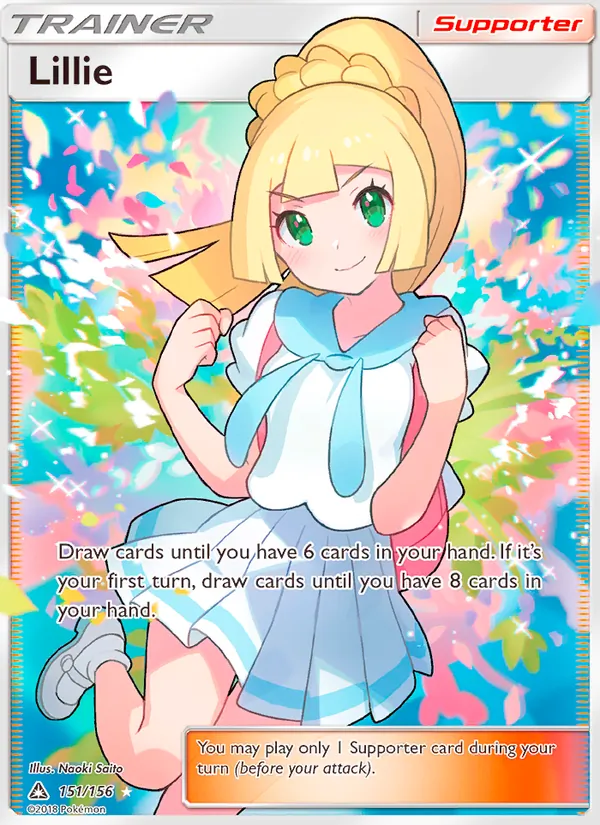 Lillie — Ultra Prism #151 (Pokémon TCG card)