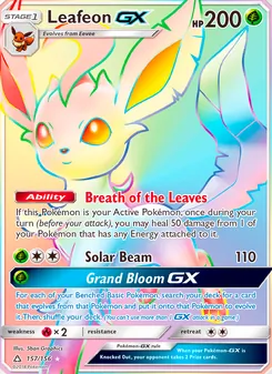 Leafeon GX (Ultra Prism #157)