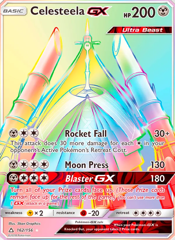 Celesteela GX — Ultra Prism #162 (Pokémon TCG card)