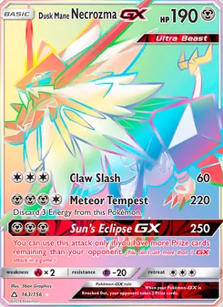 Dusk Mane Necrozma GX (Ultra Prism #163)