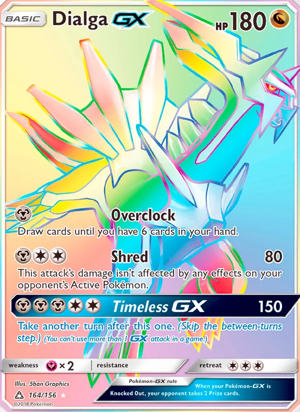 Dialga GX — Ultra Prism #164 (Pokémon TCG card)