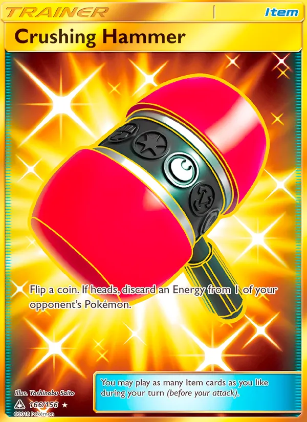 Crushing Hammer — Ultra Prism #166 (Pokémon TCG card)