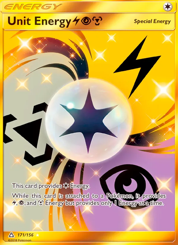 Unit Energy LightningPsychicMetal — Ultra Prism #171 (Pokémon TCG card)