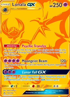 Lunala GX (Ultra Prism #172)