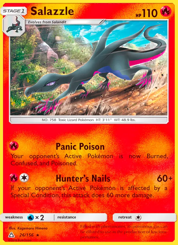 Salazzle — Ultra Prism #26 (Pokémon TCG card)