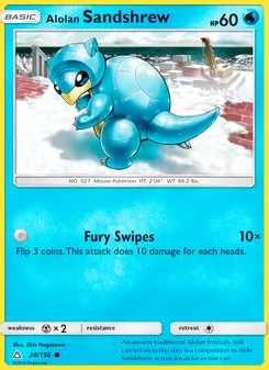 Alolan Sandshrew (Ultra Prism #28)