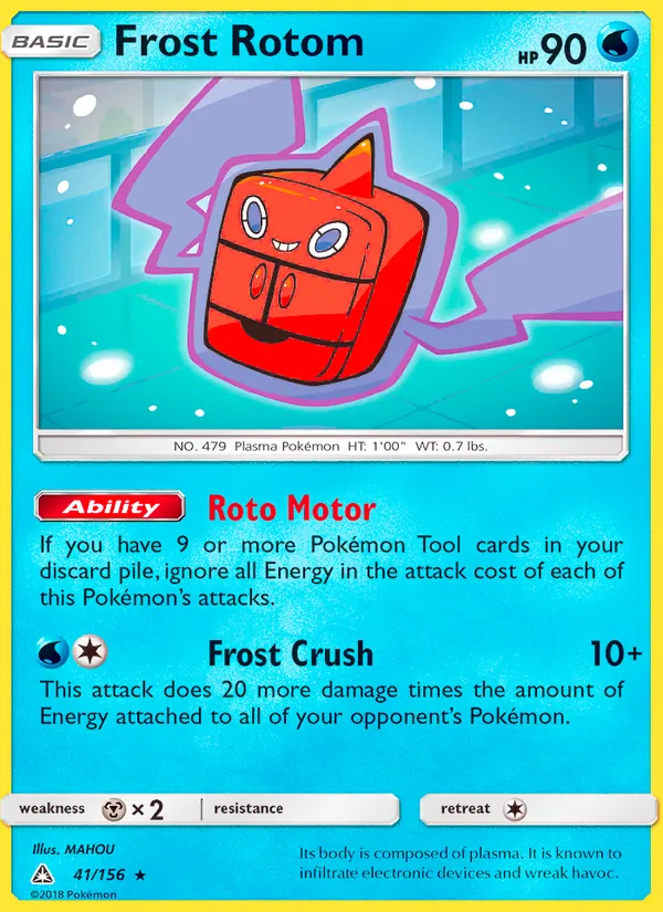 Frost Rotom — Ultra Prism #41 (Pokémon TCG card)