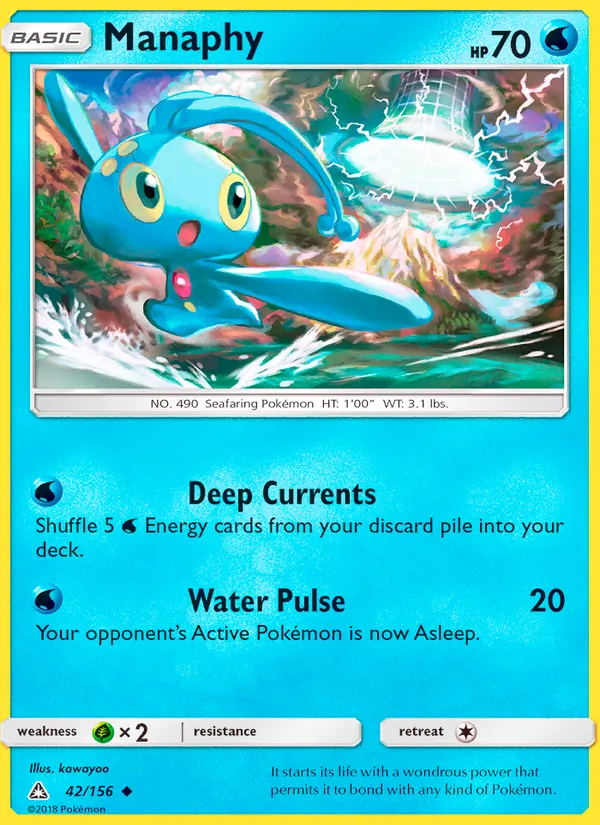 Manaphy — Ultra Prism #42 (Pokémon TCG card)