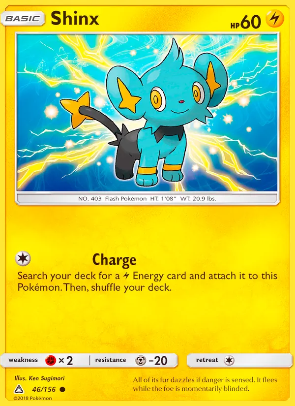 Shinx — Ultra Prism #46 (Pokémon TCG card)