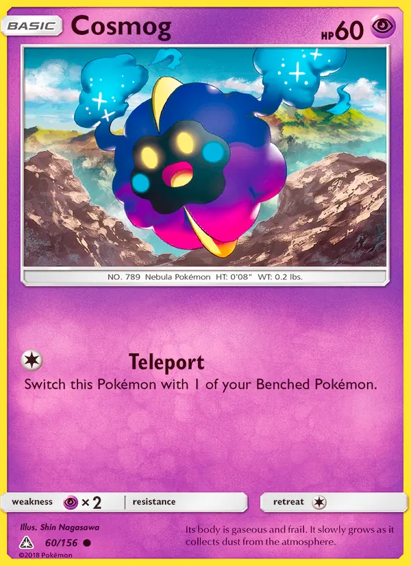 Cosmog — Ultra Prism #60 (Pokémon TCG card)