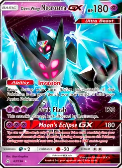 Dawn Wings Necrozma GX (Ultra Prism #63)