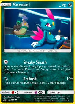 Sneasel (Ultra Prism #73)