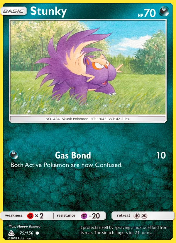 Stunky — Ultra Prism #75 (Pokémon TCG card)