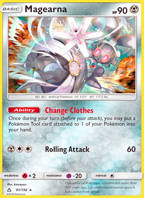 Magearna — Ultra Prism #91 (Pokémon TCG card)