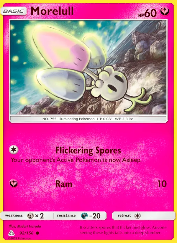 Morelull — Ultra Prism #92 (Pokémon TCG card)