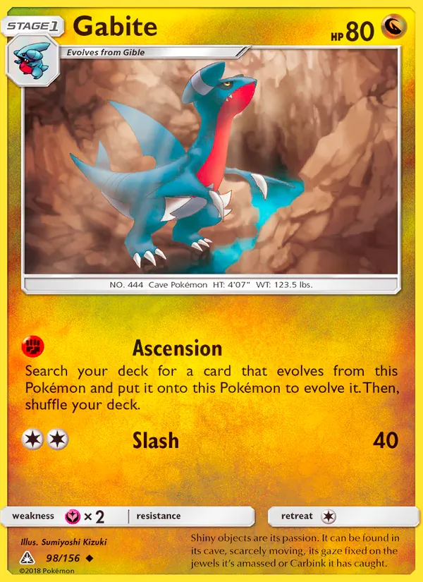 Gabite — Ultra Prism #98 (Pokémon TCG card)