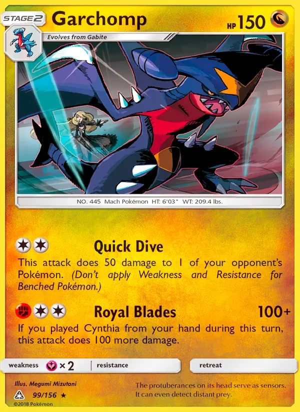 Garchomp — Ultra Prism #99 (Pokémon TCG card)