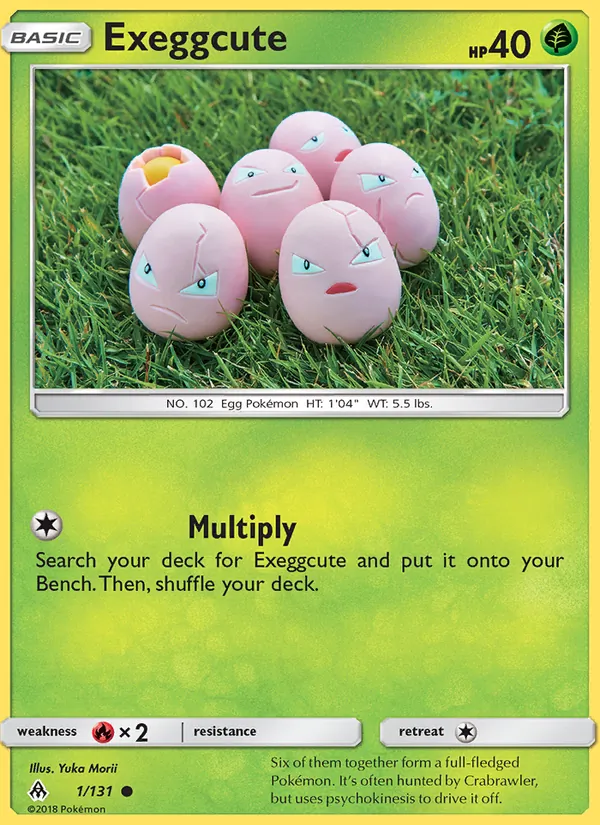 Exeggcute — Forbidden Light #1 (Pokémon TCG card)