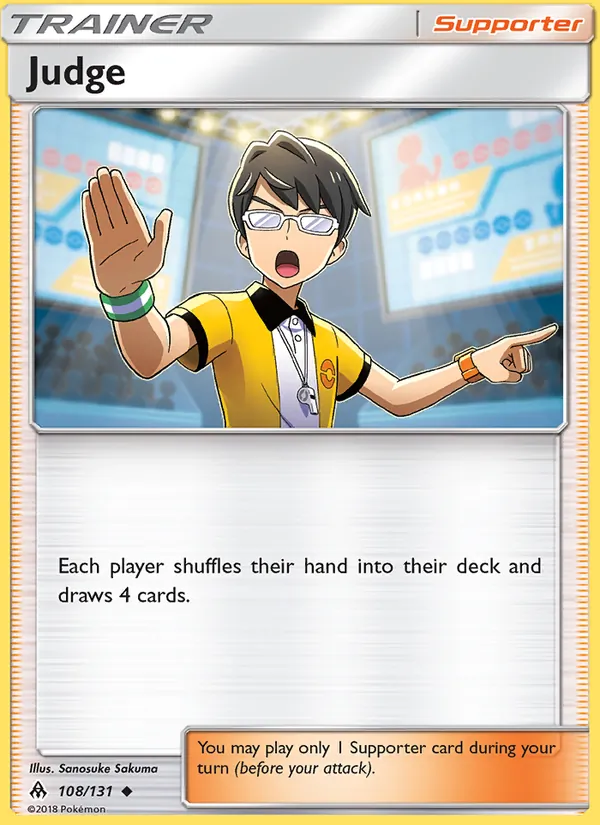 Judge — Forbidden Light #108 (Pokémon TCG card)