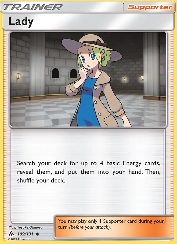 Lady — Forbidden Light #109 (Pokémon TCG card)