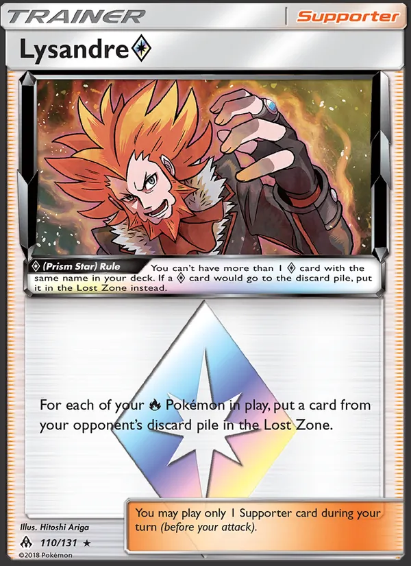 Lysandre ◇ — Forbidden Light #110 (Pokémon TCG card)