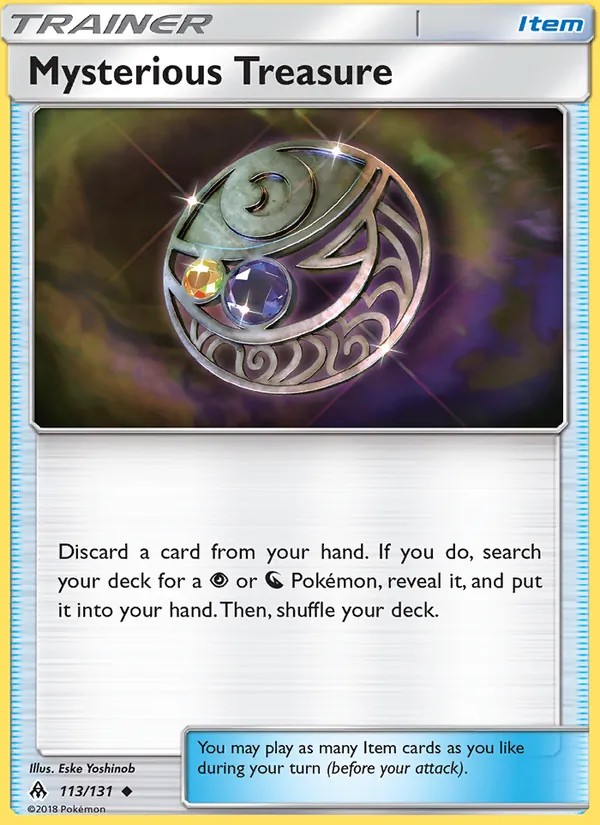 Mysterious Treasure — Forbidden Light #113 (Pokémon TCG card)