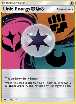 Unit Energy FightingDarknessFairy (Forbidden Light #118)