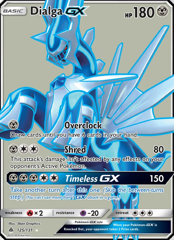 Dialga GX — Forbidden Light #125 (Pokémon TCG card)