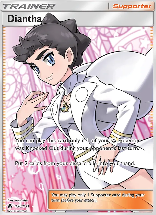 Diantha — Forbidden Light #130 (Pokémon TCG card)