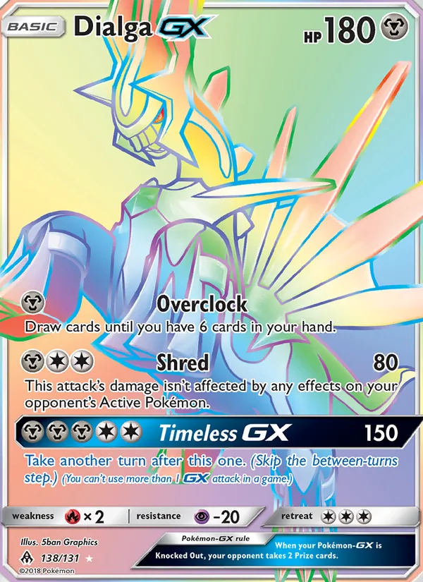Dialga GX — Forbidden Light #138 (Pokémon TCG card)