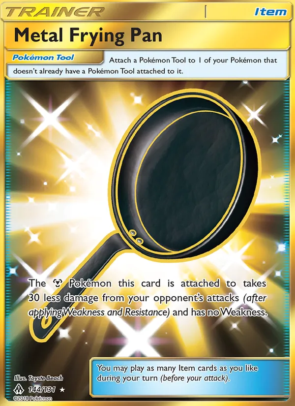 Metal Frying Pan — Forbidden Light #144 (Pokémon TCG card)
