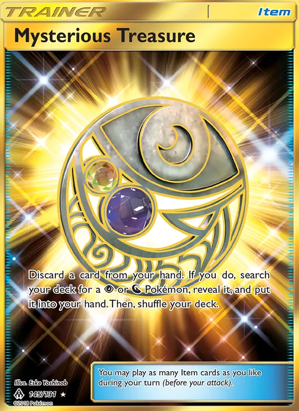 Mysterious Treasure — Forbidden Light #145 (Pokémon TCG card)