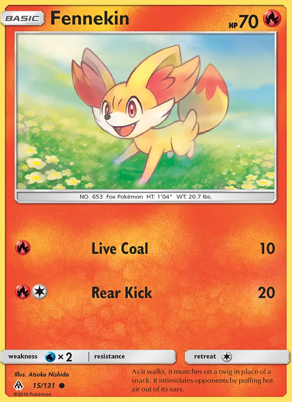 Fennekin — Forbidden Light #15 (Pokémon TCG card)