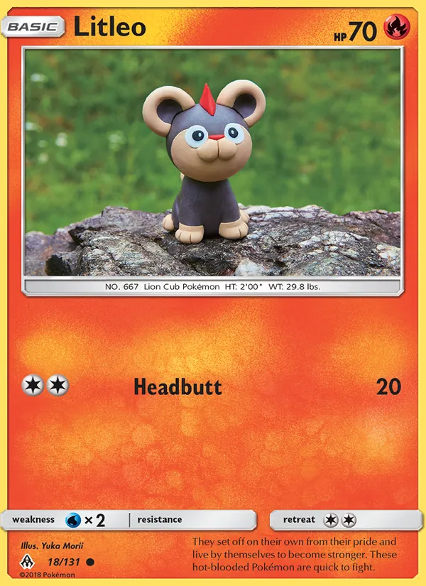 Litleo — Forbidden Light #18 (Pokémon TCG card)