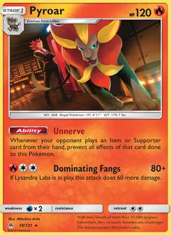 Pyroar (Forbidden Light #19)