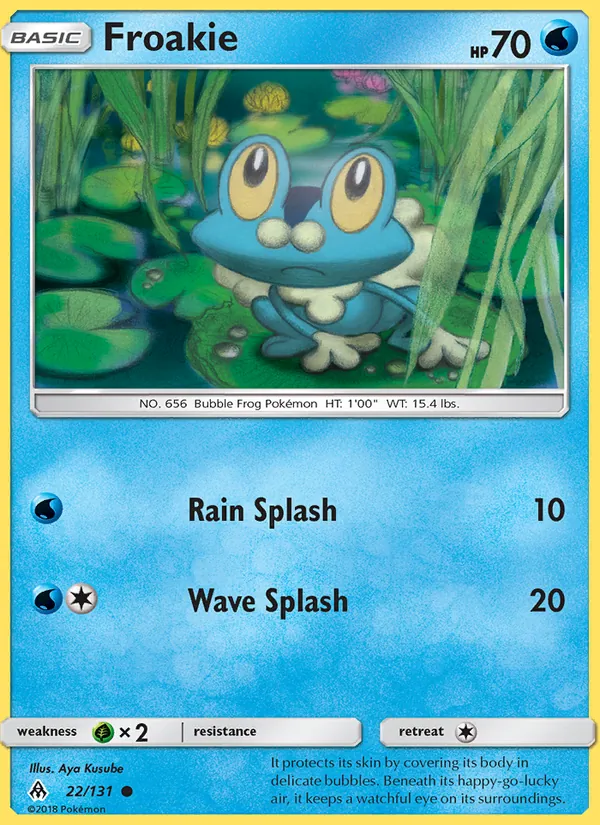 Froakie — Forbidden Light #22 (Pokémon TCG card)