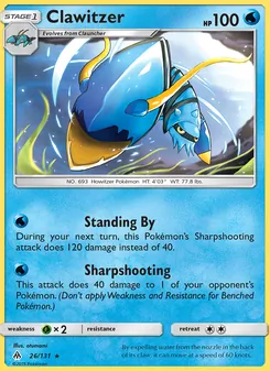 Clawitzer (Forbidden Light #26)