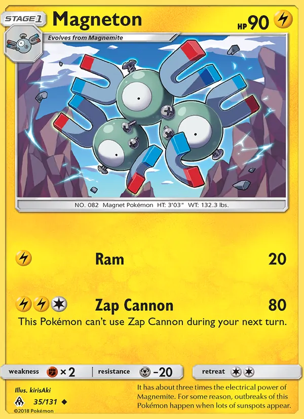 Magneton — Forbidden Light #35 (Pokémon TCG card)