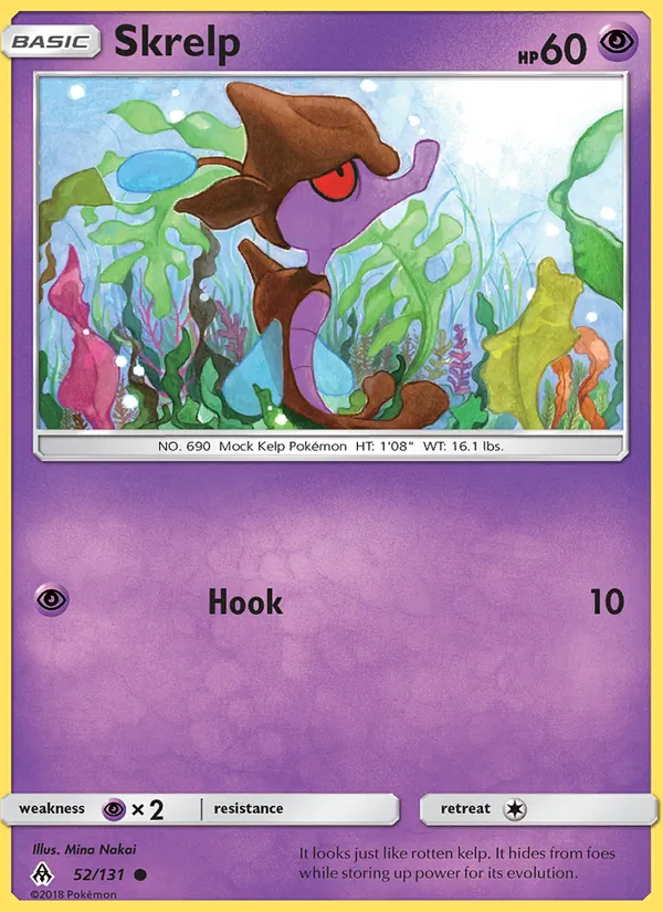 Skrelp — Forbidden Light #52 (Pokémon TCG card)