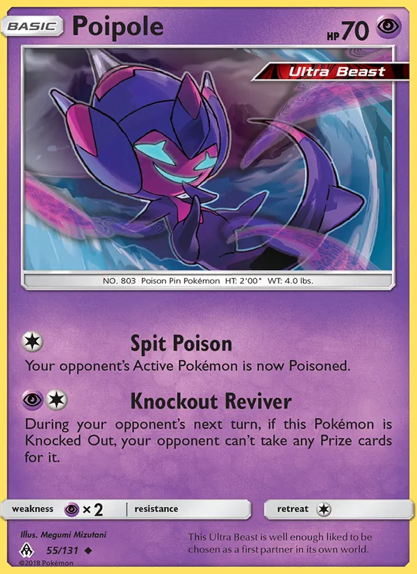 Poipole — Forbidden Light #55 (Pokémon TCG card)