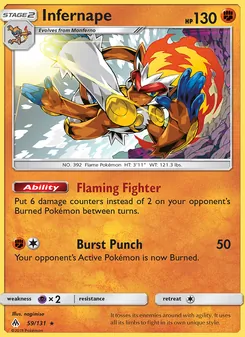 Infernape (Forbidden Light #59)