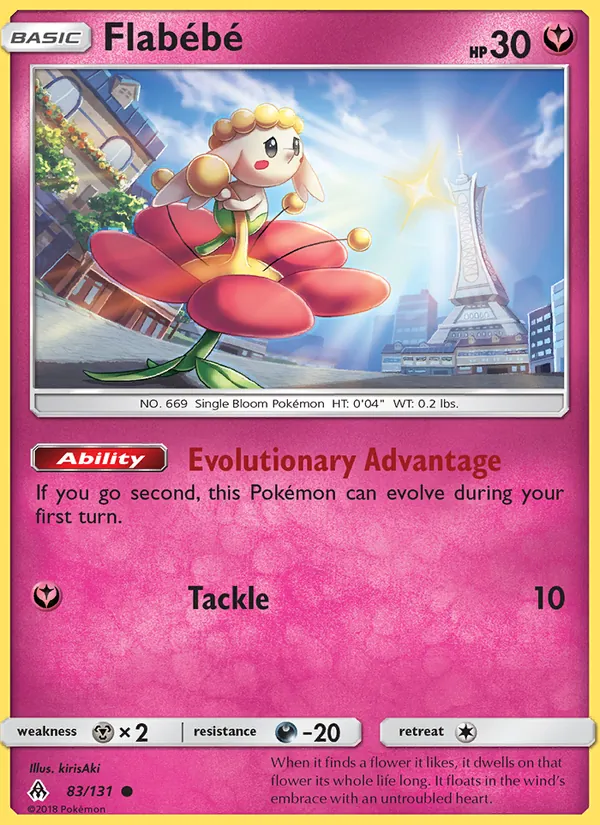 Flabébé — Forbidden Light #83 (Pokémon TCG card)